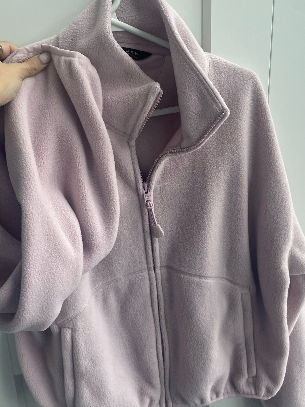 Aritzia TNA blush pink Fleece Jacket